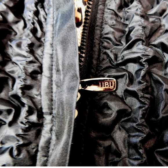 UBU Womens L Black & Leopard Reversible Zip Up Jacket - Picture 6 of 12